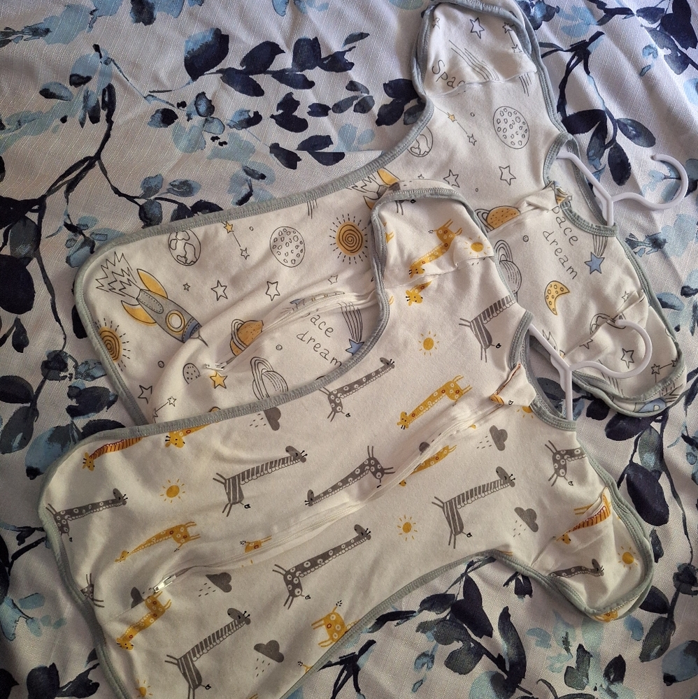 Space and Safari Sleep Sacks - 0-3mo